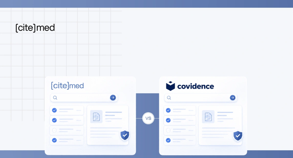 CiteMed vs Covidence Choosing the Right Literature Review Software for Medical Device Regulation
